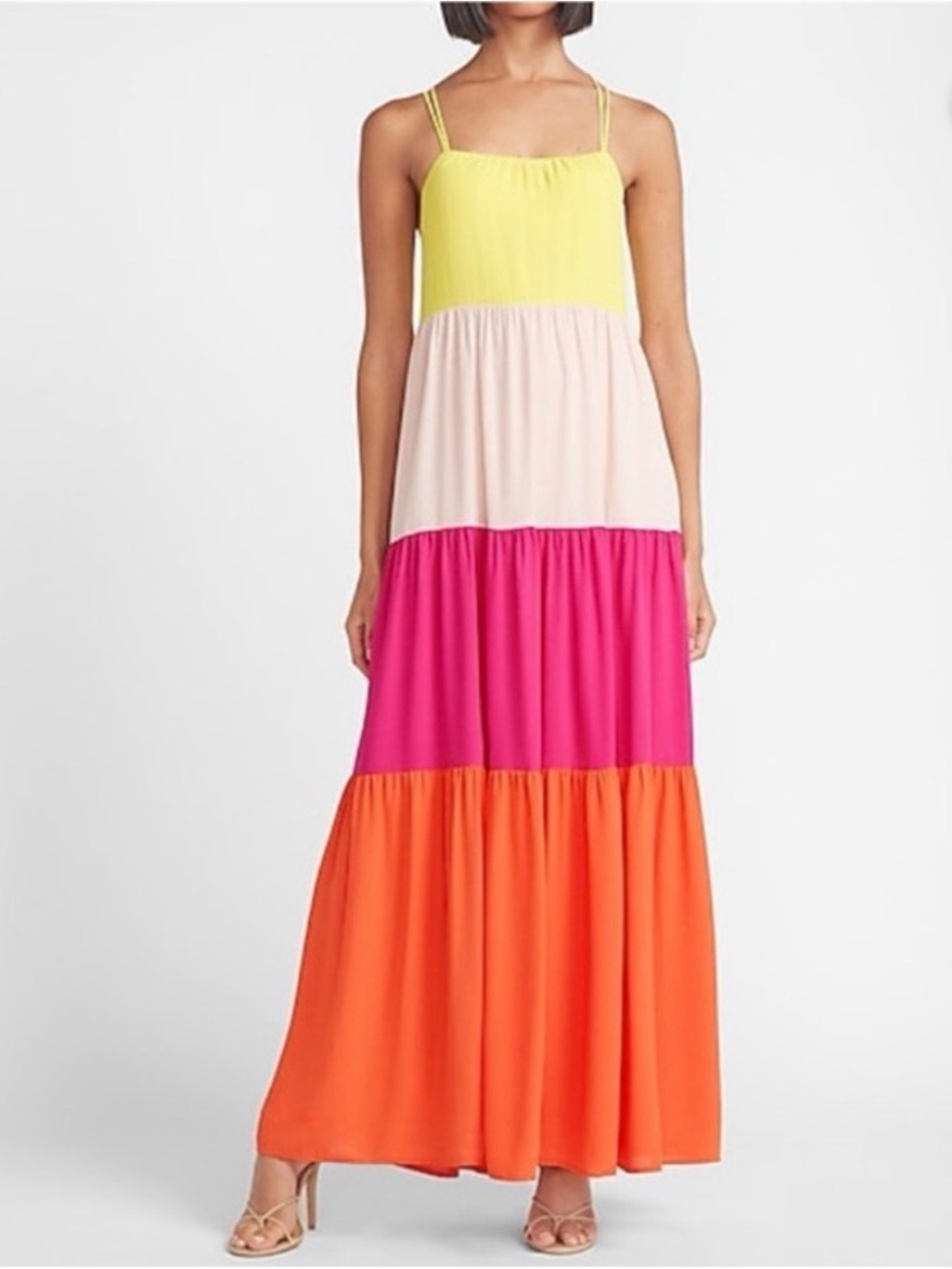 NWT Express Tiered Maxi Dress